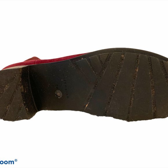 Burgundy Suede Marc Fisher Riding Boot Size 8W - Picture 3 of 5